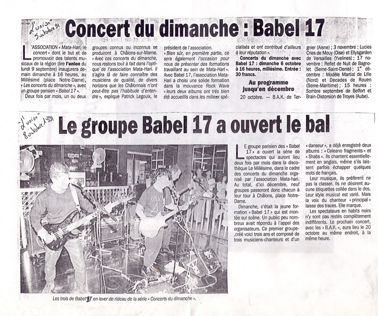 L' Union 8-10-91